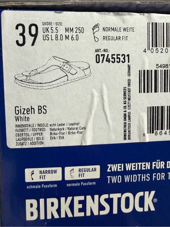 Birkenstock Shoes - Birkenstock Gizeh BS White Women’s Sandals